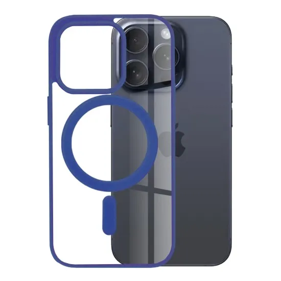 Husa pentru iPhone 15 Pro - Techsuit MagSafe Pro - Blue Husa pentru iPhone 15 Pro - Techsuit MagSafe Pro - Blue