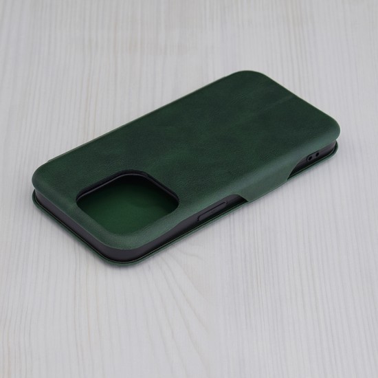Husa pentru iPhone 15 Pro Techsuit Safe Wallet Plus, Green Husa pentru iPhone 15 Pro Techsuit Safe Wallet Plus, Green