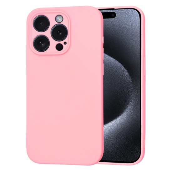 Husa pentru iPhone 15 Pro - Techsuit SoftFlex - Chalk Pink