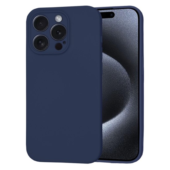 Husa pentru iPhone 15 Pro - Techsuit SoftFlex - Navy Blue