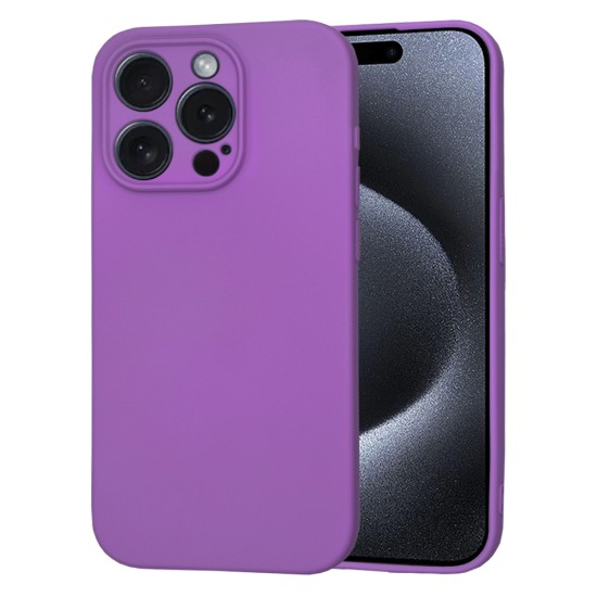 Husa pentru iPhone 15 Pro - Techsuit SoftFlex - Purple