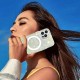 Husa pentru iPhone 15 Pro - Techsuit Sparkly Glitter MagSafe - White Husa pentru iPhone 15 Pro - Techsuit Sparkly Glitter MagSafe - White