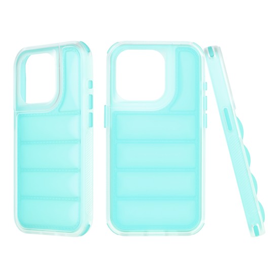 Husa pentru iPhone 15 Pro - Techsuit Wave Shield - Turquoise Husa pentru iPhone 15 Pro - Techsuit Wave Shield - Turquoise