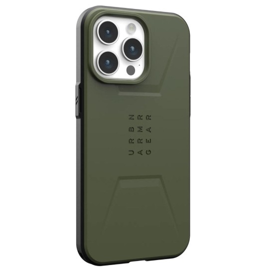 Husa pentru iPhone 15 Pro - UAG Civilian MagSafe - Olive Drab Husa pentru iPhone 15 Pro - UAG Civilian MagSafe - Olive Drab