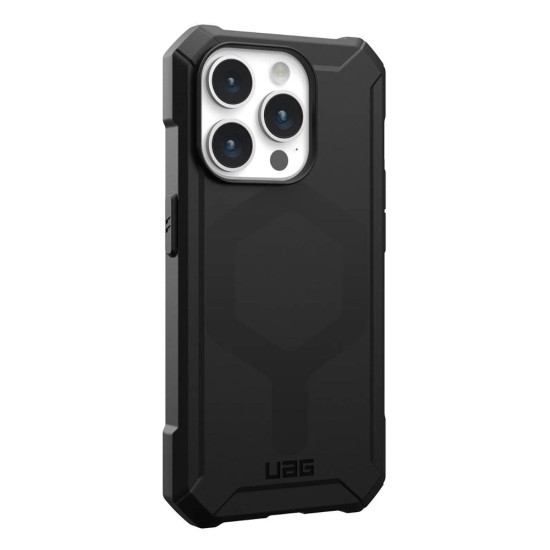 Husa pentru iPhone 15 Pro - UAG Essential Armor MagSafe - Black Husa pentru iPhone 15 Pro - UAG Essential Armor MagSafe - Black