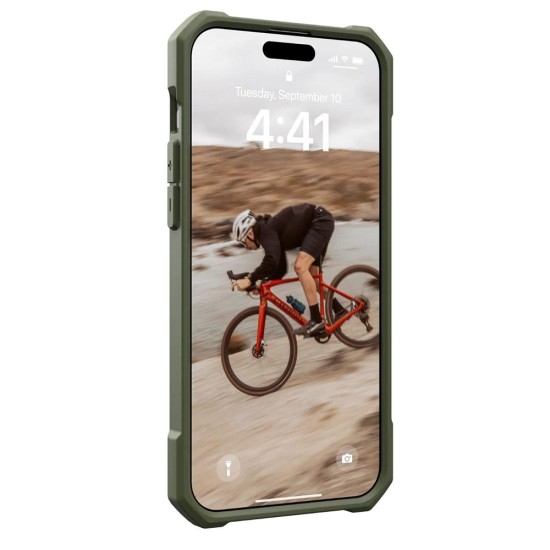 Husa pentru iPhone 15 Pro - UAG Essential Armor MagSafe - Olive Drab Husa pentru iPhone 15 Pro - UAG Essential Armor MagSafe - Olive Drab