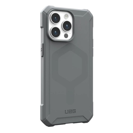 Husa pentru iPhone 15 Pro - UAG Essential Armor MagSafe - Silver Husa pentru iPhone 15 Pro - UAG Essential Armor MagSafe - Silver
