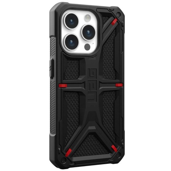 Husa pentru iPhone 15 Pro - UAG Monarch - Kevlar Black Husa pentru iPhone 15 Pro - UAG Monarch - Kevlar Black