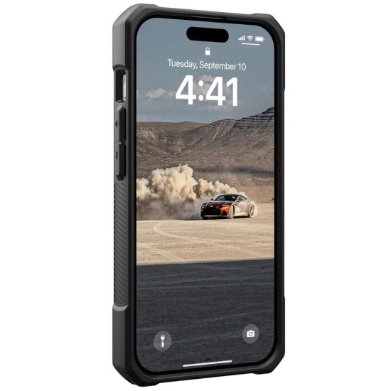 Husa pentru iPhone 15 Pro - UAG Monarch - Kevlar Element Green Husa pentru iPhone 15 Pro - UAG Monarch - Kevlar Element Green