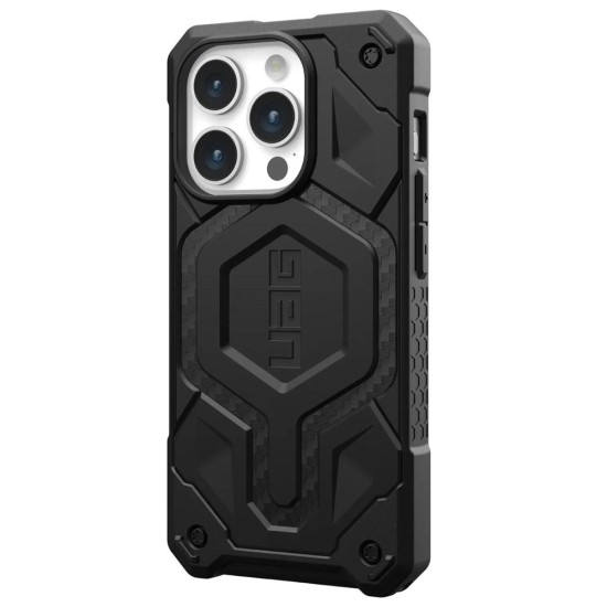 Husa pentru iPhone 15 Pro - UAG Monarch Pro - Carbon Fiber Husa pentru iPhone 15 Pro - UAG Monarch Pro - Carbon Fiber
