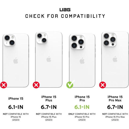 Husa pentru iPhone 15 Pro - UAG Pathfinder MagSafe - Black Husa pentru iPhone 15 Pro - UAG Pathfinder MagSafe - Black