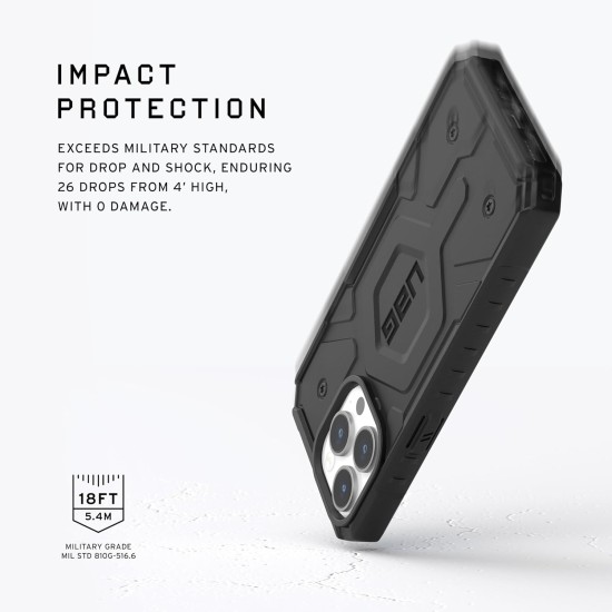 Husa pentru iPhone 15 Pro - UAG Pathfinder MagSafe - Black Husa pentru iPhone 15 Pro - UAG Pathfinder MagSafe - Black