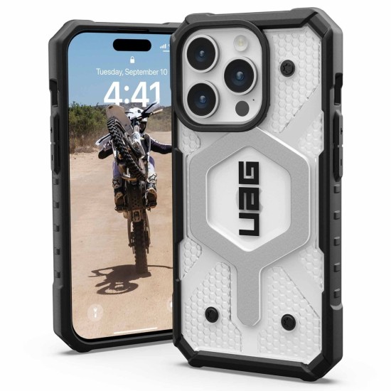 Husa pentru iPhone 15 Pro - UAG Pathfinder Magsafe - Ice Husa pentru iPhone 15 Pro - UAG Pathfinder Magsafe - Ice