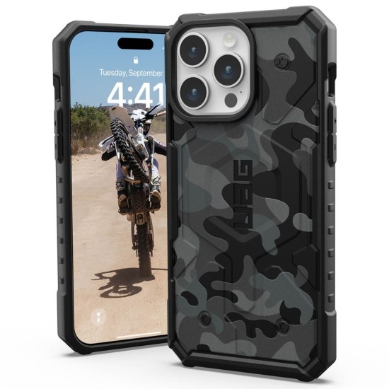 Husa pentru iPhone 15 Pro - UAG Pathfinder SE - Midnight Camo Husa pentru iPhone 15 Pro - UAG Pathfinder SE - Midnight Camo
