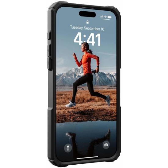 Husa pentru iPhone 15 Pro - UAG Plasma XTE - Black / Orange Husa pentru iPhone 15 Pro - UAG Plasma XTE - Black / Orange