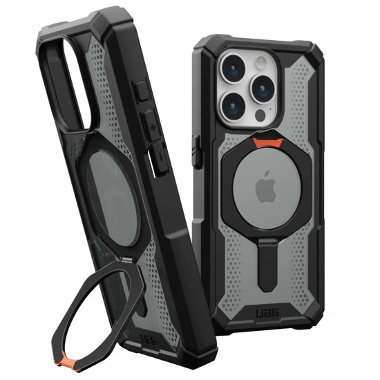 Husa pentru iPhone 15 Pro - UAG Plasma XTE - Black / Orange Husa pentru iPhone 15 Pro - UAG Plasma XTE - Black / Orange