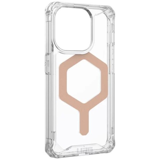 Husa pentru iPhone 15 Pro - UAG Plyo MagSafe - Ice Rose Gold Husa pentru iPhone 15 Pro - UAG Plyo MagSafe - Ice Rose Gold