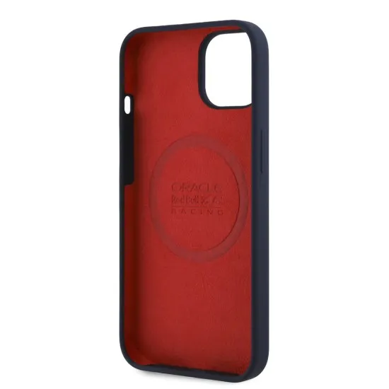 Husa pentru iPhone 15 - Red Bull Racing Silicone Horizontal Centered Logo MagSafe (RBHMP15S24SIHSRV) - Navy Husa pentru iPhone 15 - Red Bull Racing Silicone Horizontal Centered Logo MagSafe (RBHMP15S24SIHSRV) - Navy