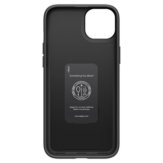 Husa pentru iPhone 15 - Spigen Thin Fit - Black