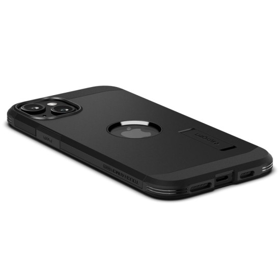 Husa pentru iPhone 15 - Spigen Tough Armor MagSafe - Black