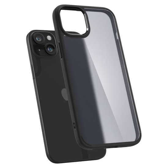 Husa pentru iPhone 15 - Spigen Ultra Hybrid - Frost Black