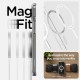 Husa pentru iPhone 15 - Spigen Ultra Hybrid MagSafe - White