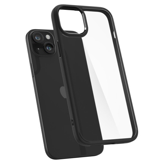 Husa pentru iPhone 15 - Spigen Ultra Hybrid - Matte Black