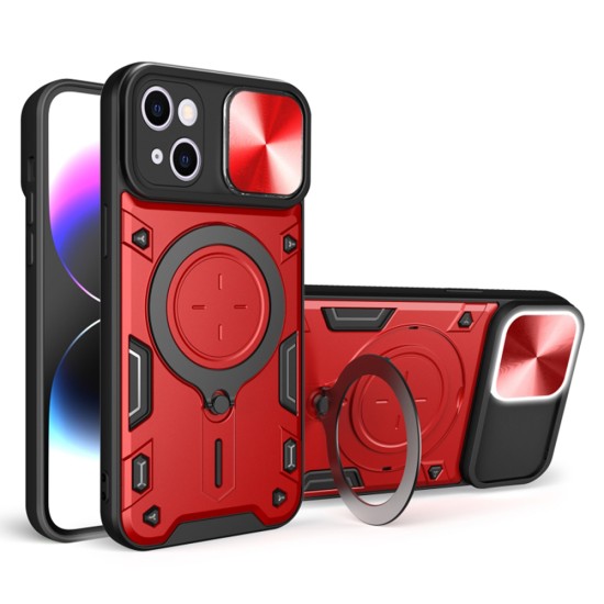 Husa pentru iPhone 15 - Techsuit CamGuard Pro - Red