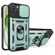 Husa pentru iPhone 15 - Techsuit CamShield Series - Green