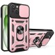 Husa pentru iPhone 15 - Techsuit CamShield Series - Rose Gold