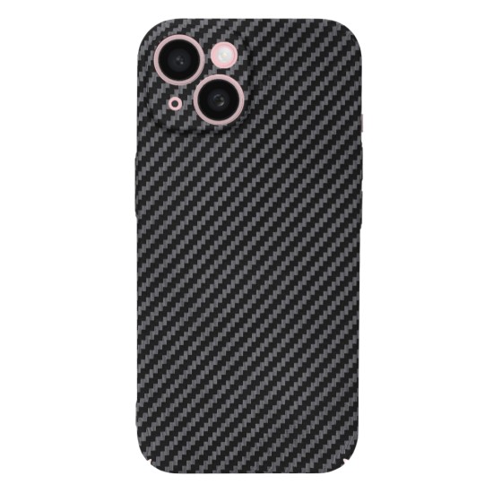 Husa pentru iPhone 15 - Techsuit Carbonite FiberShell - Black