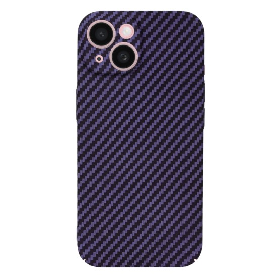 Husa pentru iPhone 15 - Techsuit Carbonite FiberShell - Purple