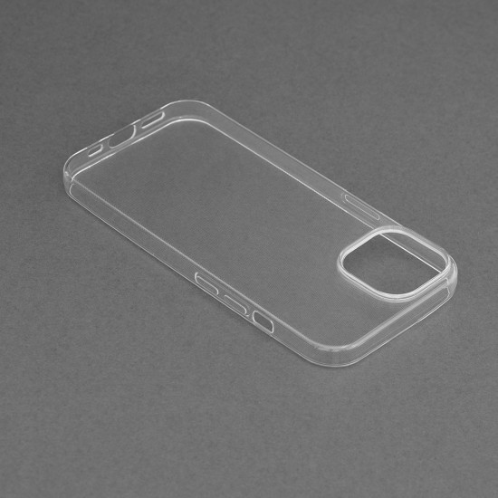 Husa pentru iPhone 15 - Techsuit Clear Silicone - Transparent