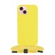 Husa pentru iPhone 15 - Techsuit Crossbody Lanyard - Yellow