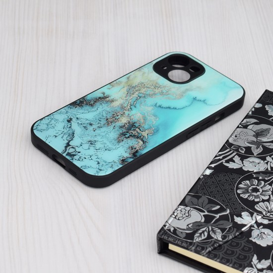 Husa pentru iPhone 15 - Techsuit Glaze Series - Blue Ocean