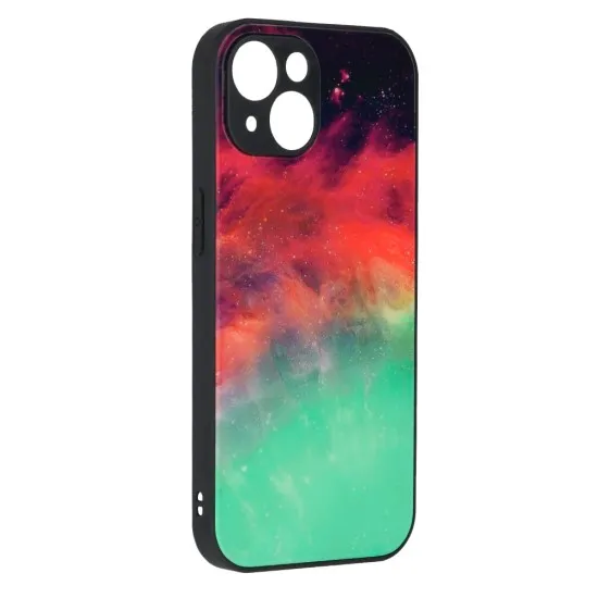 Husa pentru iPhone 15 - Techsuit Glaze Series - Fiery Ocean Husa pentru iPhone 15 - Techsuit Glaze Series - Fiery Ocean