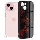 Husa pentru iPhone 15 - Techsuit Glaze Series - Red Nebula