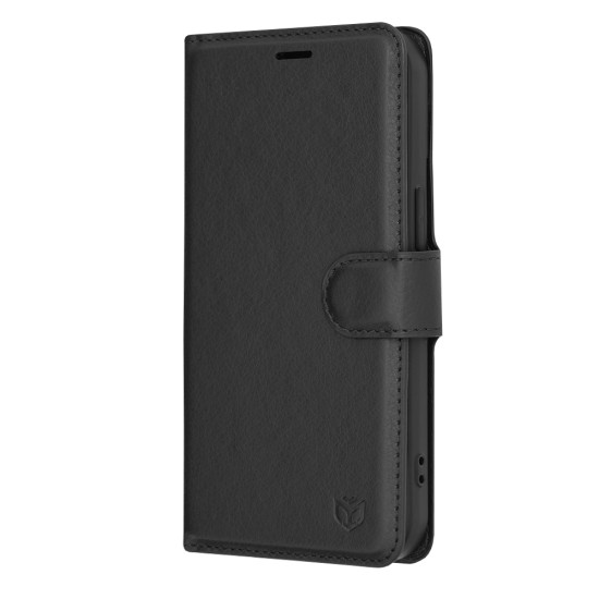 Husa pentru iPhone 15 - Techsuit Leather Folio - Black