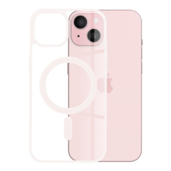 Husa pentru iPhone 15 - Techsuit MagSafe Pro - Nude Pink