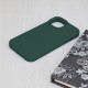 Husa pentru iPhone 15 - Techsuit Soft Edge Silicone - Dark Green