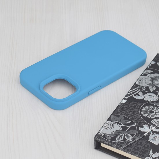 Husa pentru iPhone 15 - Techsuit Soft Edge Silicone - Denim Blue