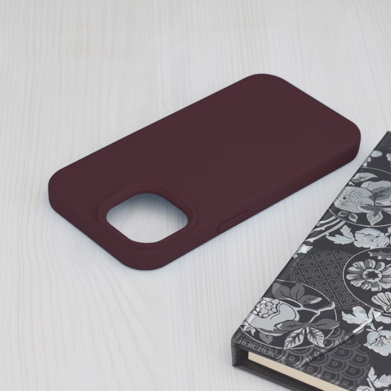 Husa pentru iPhone 15 - Techsuit Soft Edge Silicone - Plum Violet