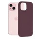 Husa pentru iPhone 15 - Techsuit Soft Edge Silicone - Plum Violet