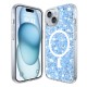 Husa pentru iPhone 15 - Techsuit Sparkly Glitter MagSafe - Blue