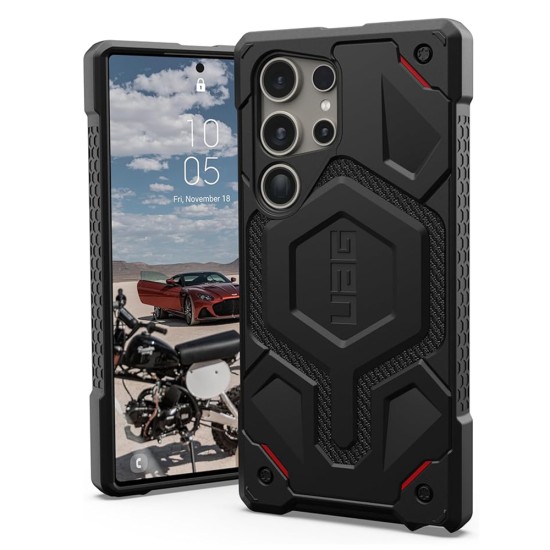 Husa pentru iPhone 15 - UAG Monarch - Kevlar Black Husa pentru iPhone 15 - UAG Monarch - Kevlar Black
