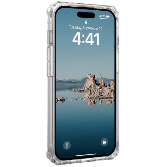 Husa pentru iPhone 15 - UAG Plyo MagSafe - Ice Silver Husa pentru iPhone 15 - UAG Plyo MagSafe - Ice Silver