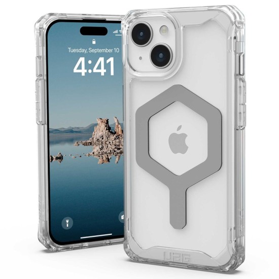 Husa pentru iPhone 15 - UAG Plyo MagSafe - Ice Silver Husa pentru iPhone 15 - UAG Plyo MagSafe - Ice Silver