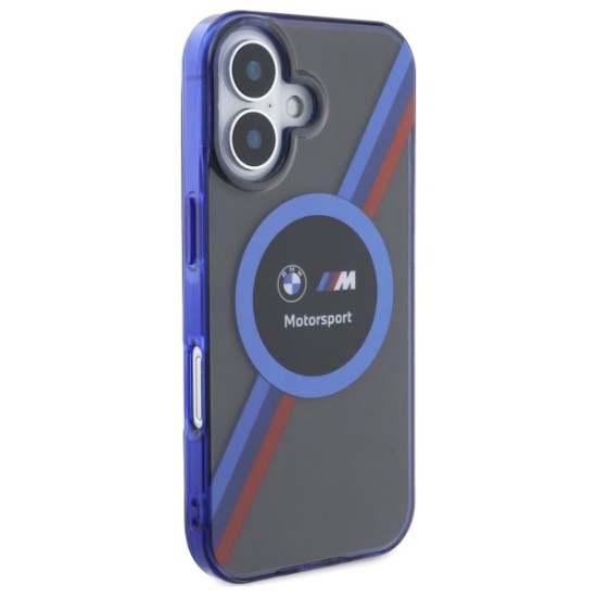 Husa pentru iPhone 16 - BMW Hardcase Motorsport IML Circle MagSafe (BMHMP16S23HTPUK) - Black