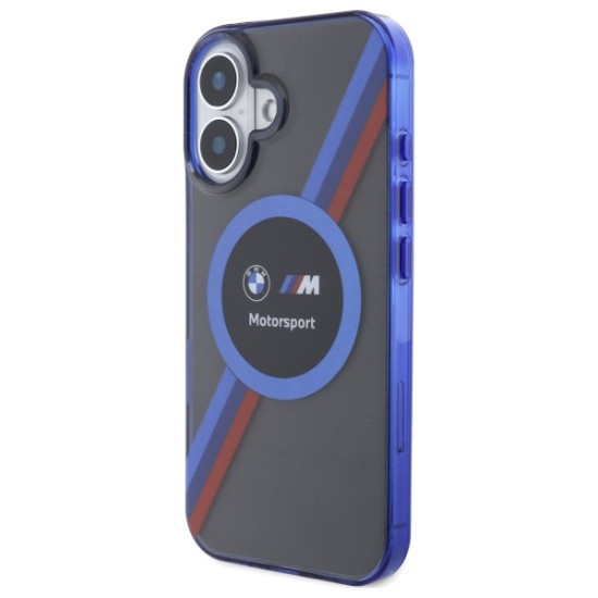 Husa pentru iPhone 16 - BMW Hardcase Motorsport IML Circle MagSafe (BMHMP16S23HTPUK) - Black