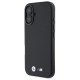 Husa pentru iPhone 16 - BMW Leather Carbon Wrapped Metal (BMHCP16S23PUFWC) - Black